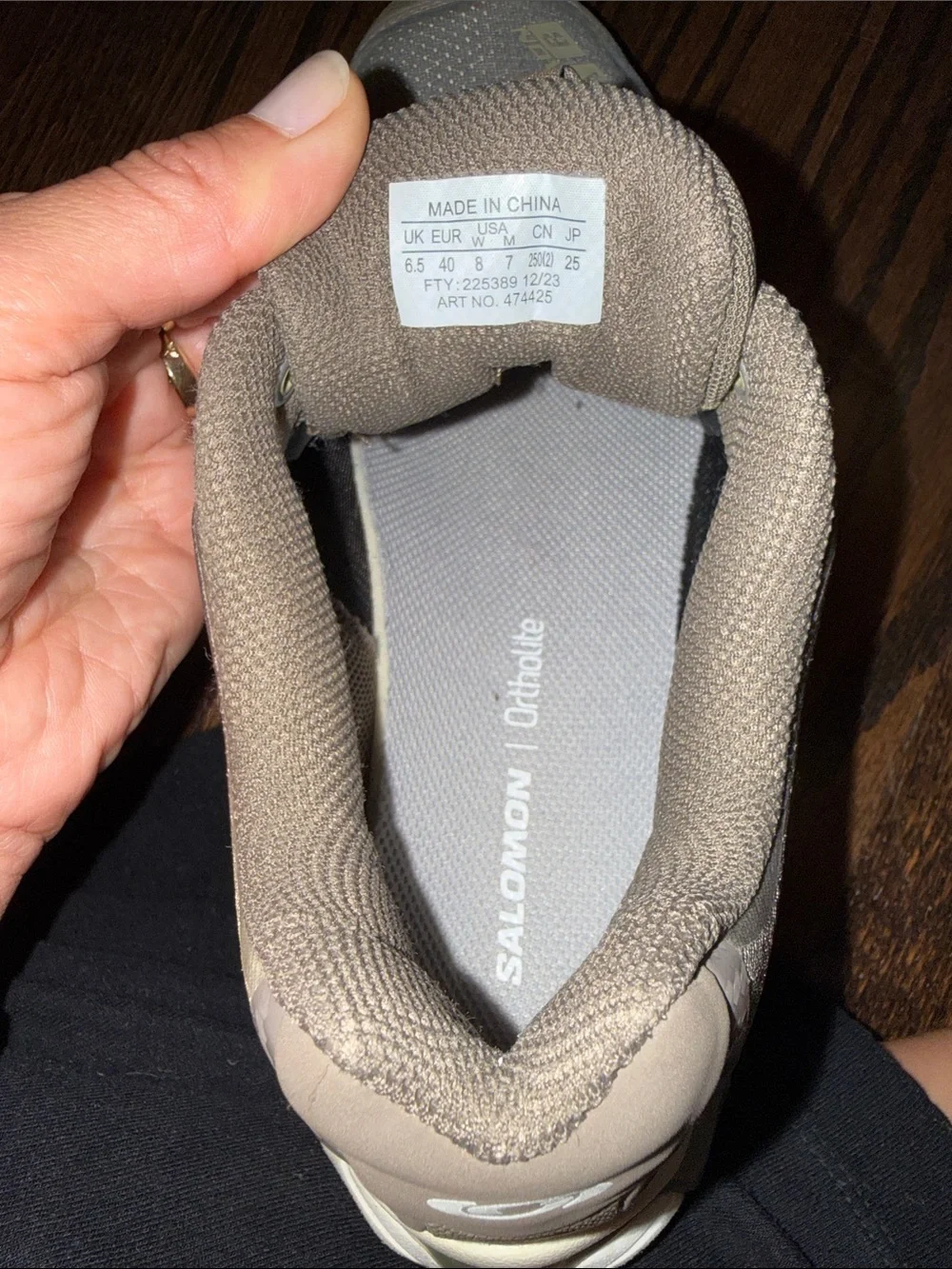 Salomon trail sneakers